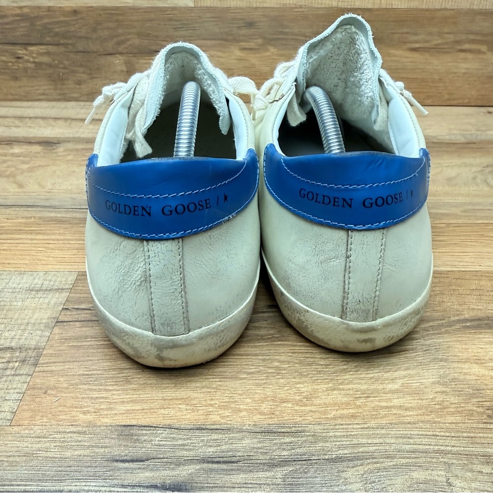 GOLDEN GOOSE Super-Star Men Size 10.5-11 44Leather m Sneakers - Picture 5 of 14